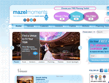Tablet Screenshot of mazelmoments.com